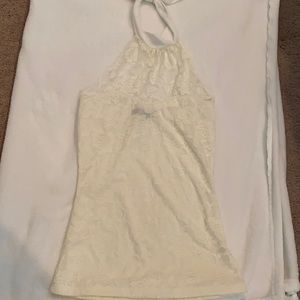 Lightly used cream lace top